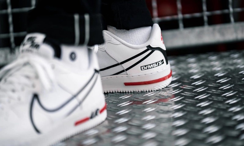 nike air force 1 react dimsix white